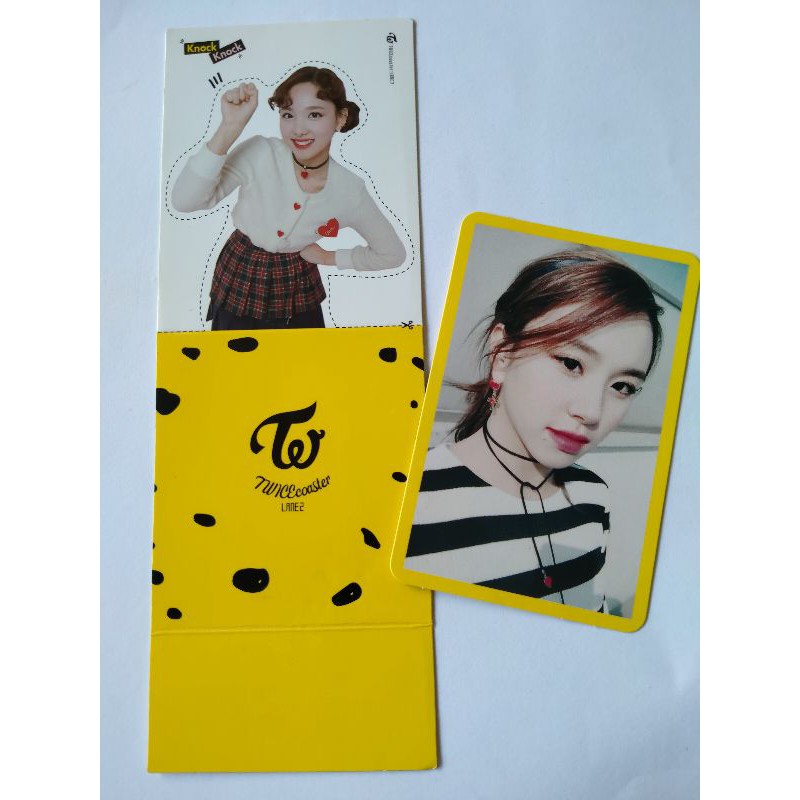 Kpop Twice Knock Knock Album Official Photocard Shopee Philippines