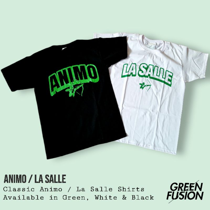 Animo La Salle Archer Design By Green Fusion La Salle Shirts Shopee
