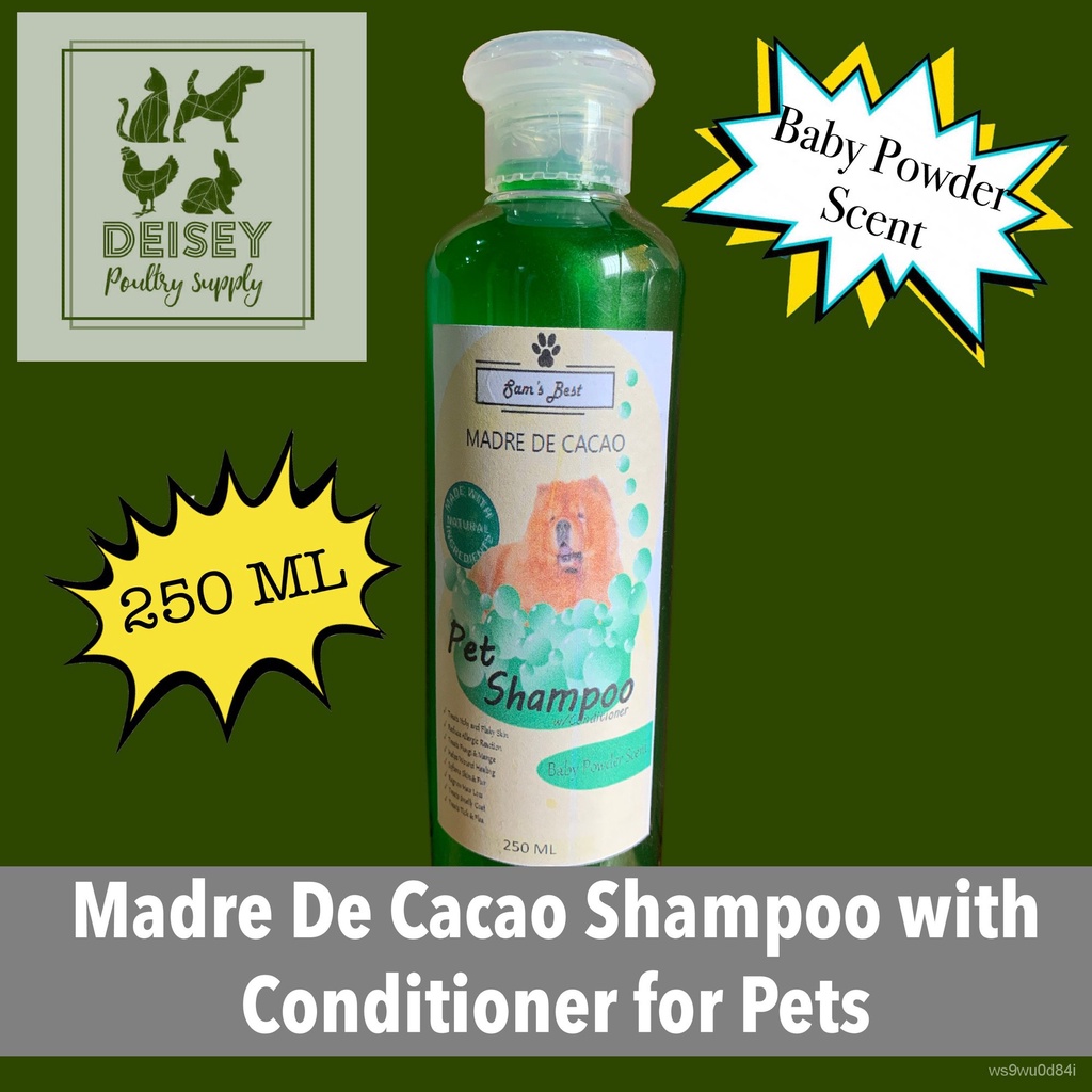 Madre De Cacao Pet Shampoo with Conditioner GREEN BABY POWDER SCENT