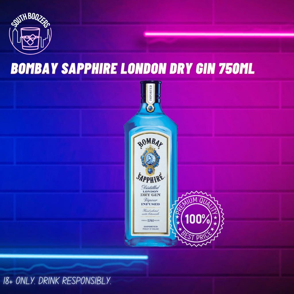 Bombay Sapphire London Dry Gin 750 ML Shopee Philippines