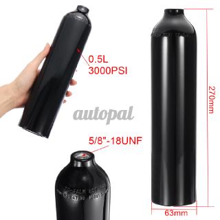 0.38L 5/8-18UNF Paintball Aluminum Tank Air Cyclinder Bottle 3000 PSI For Paintball PCP 