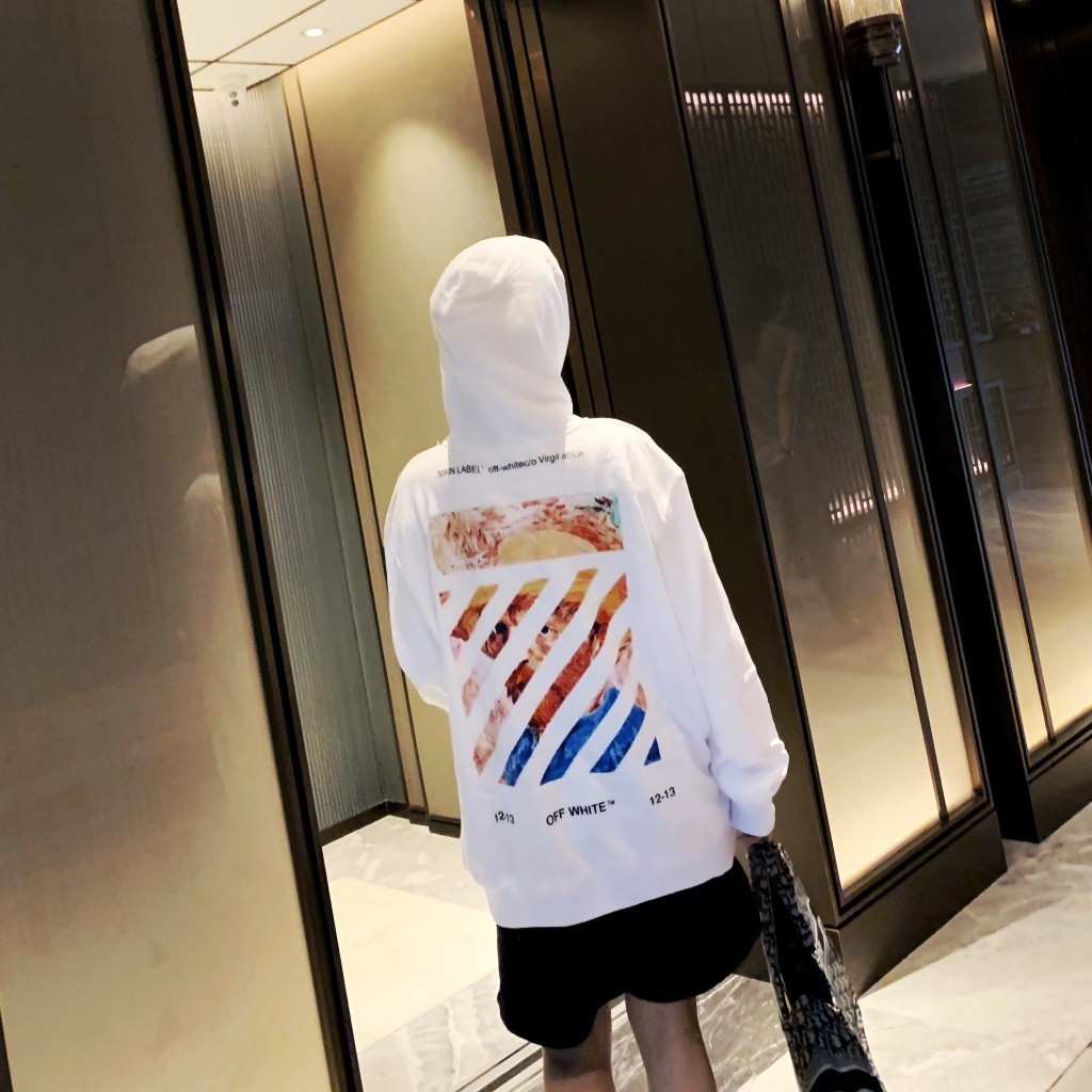 off white monet hoodie