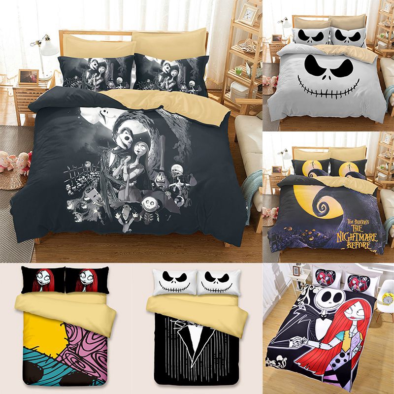 Christmas Nightmare Before Christmas Jack Duvet Cover Sets Quilt