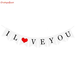 I Love You Happy Valentin's Day Marry Me Wedding Banner Backdrops Party Decoration #6