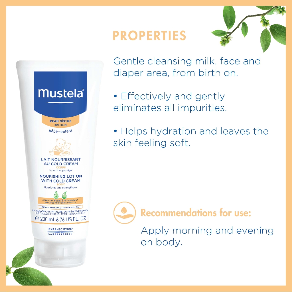 mustela cold cream 200ml