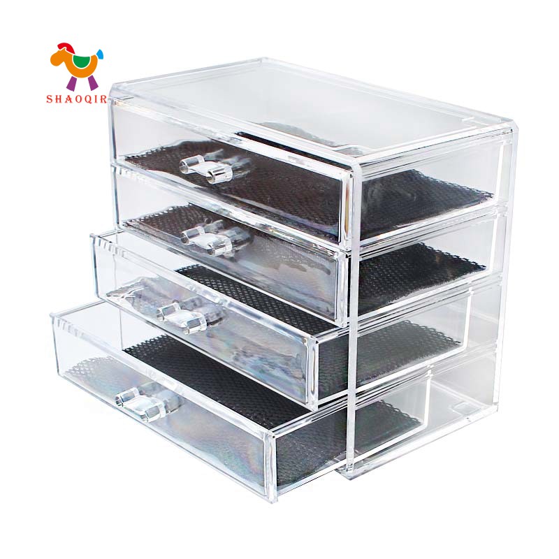 Acrylic Transparent Makeup Boxes Make Up For Brush Organizer Home