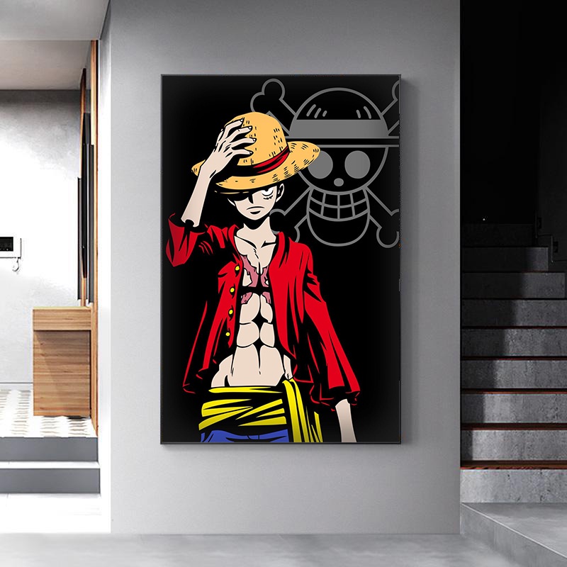 Anime One Piece Poster Room Decor Art Frameless Picture DIY Posters  Paintings Wallpaper Wall Canvas Print Digital Painti | Shopee Philippines