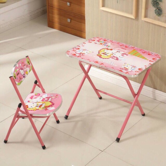 spiderman folding table and chair set