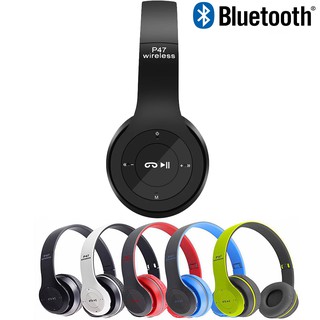 P47 Wireless Bluetooth On-Ear Headphone Headset