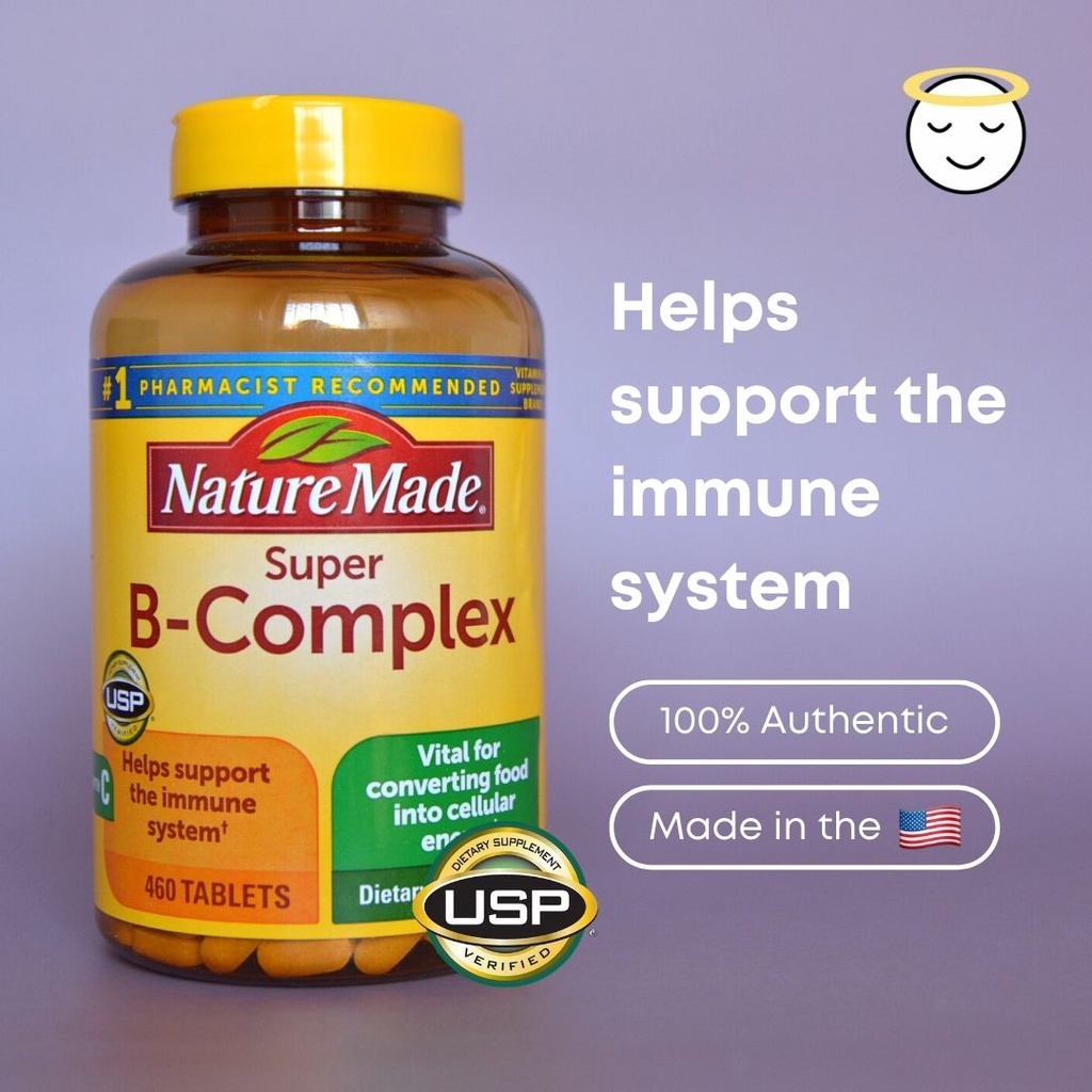 Nature Made Super B Complex (460 Tablets) | Shopee Philippines