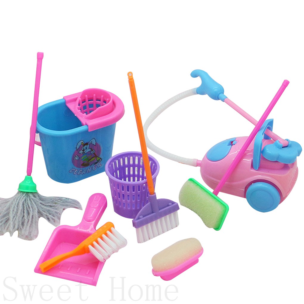 children's brush and mop set