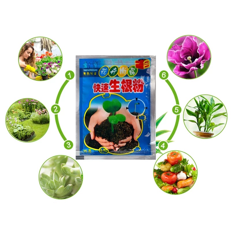 1Pcs Extra Fast Plant Tree Flower Rooting Powder Fertilizer hormone Green Quick Growth Plant Flower