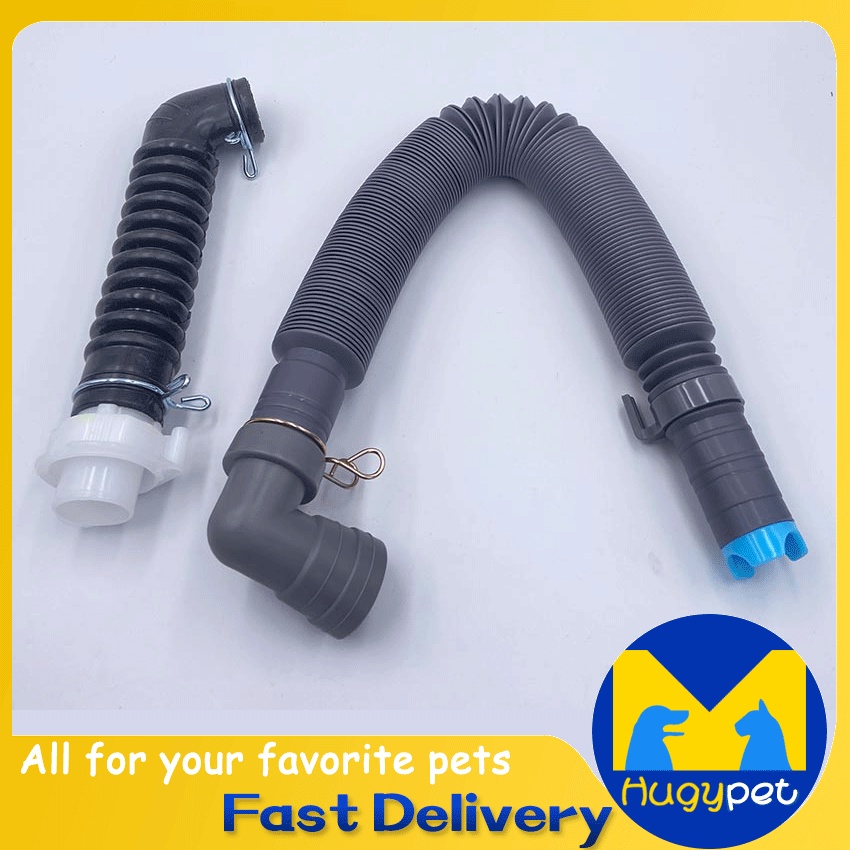 LG Washing Machine Drum Drain Hose Straight Curved Plastic Rubber Hose