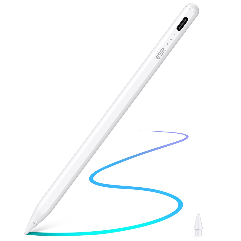 Stylus Pen for iPad Mini 6/5 Bluetooth Pencil 2nd Generation Compatible with Apple iPad Pro 12.9/11 inch iPad 9/8/7/6 Gen Air 5/4/3 Palm Rejection 