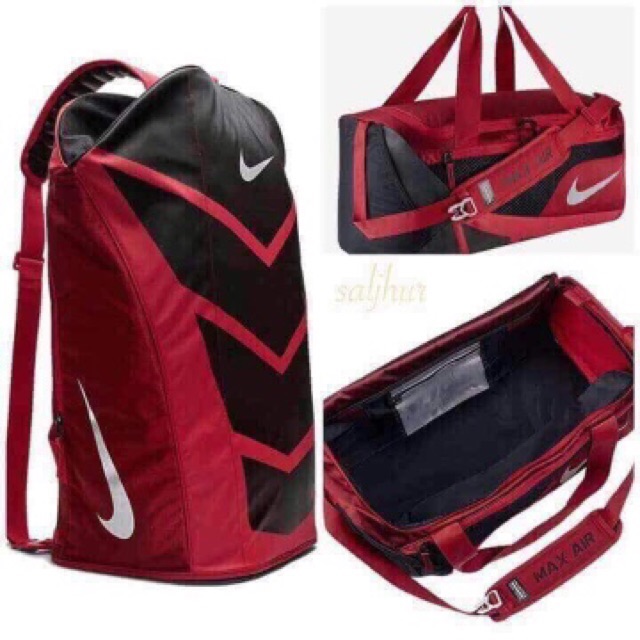 red nike duffle bag