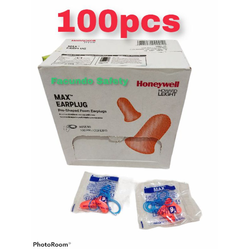 Honeywell Max 30 earplugs 1box (100pcs) | Shopee Philippines