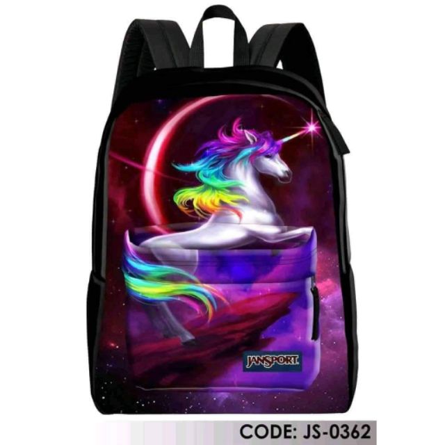 jansport bag unicorn