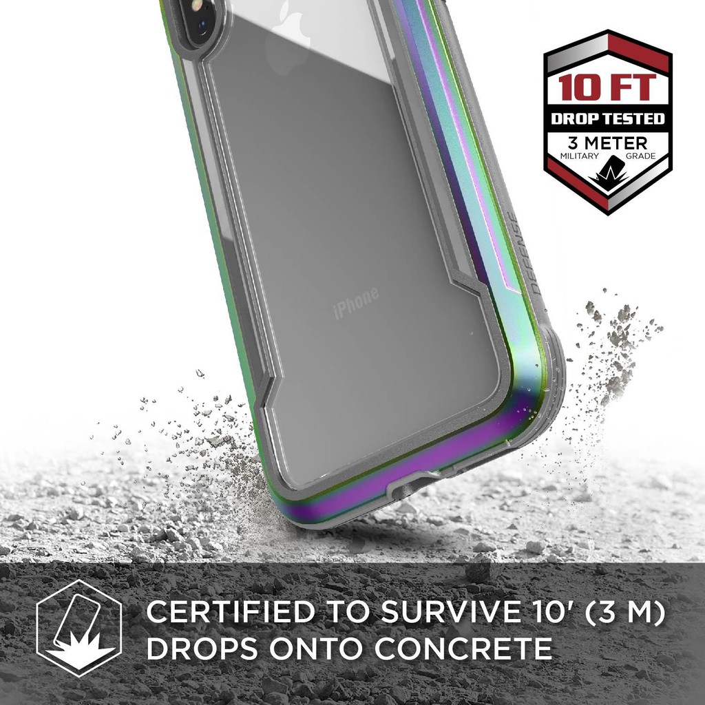 iphone 6s case & coque iphone 6 x-doria defense shield series iridecsent color