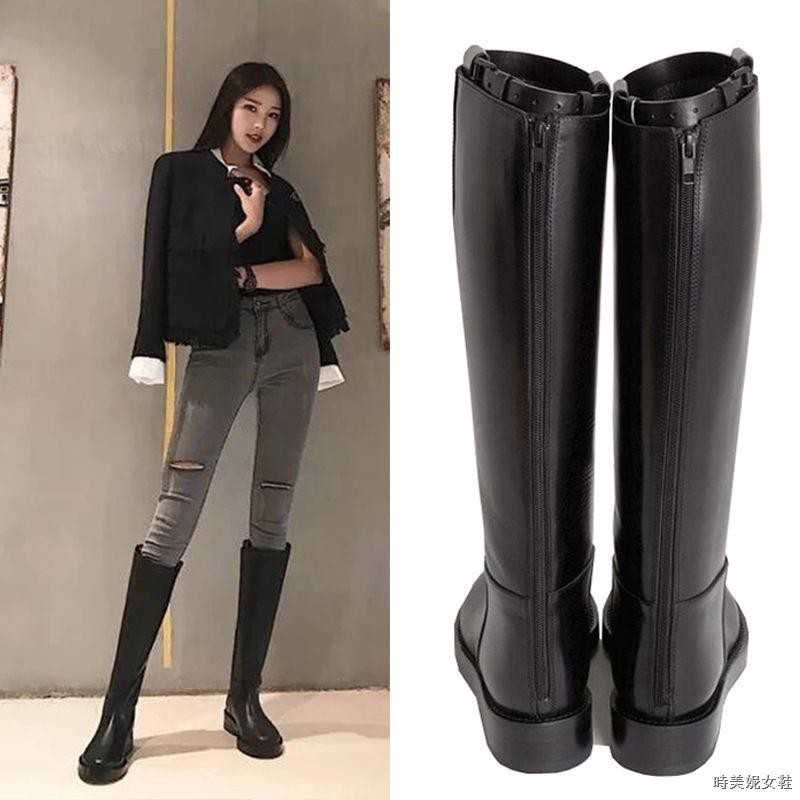 long velvet boots