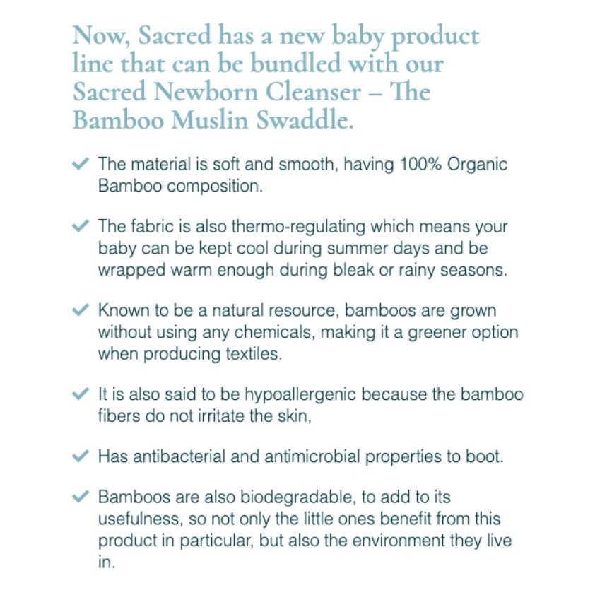 organic bamboo muslin