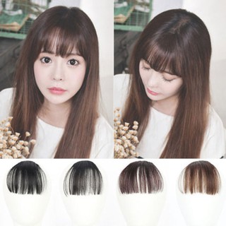 Front In Hair Bangs Extension Hairpiece Natural Fringe Shopee