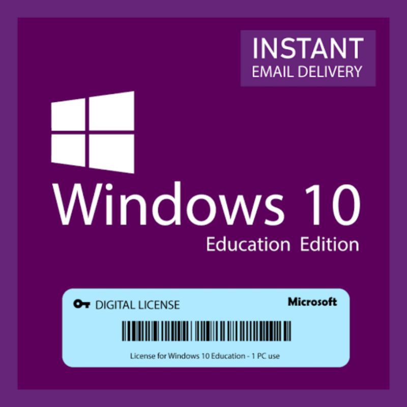 Windows 10 Education Product Key Genuine Permanent License Key Shopee Philippines