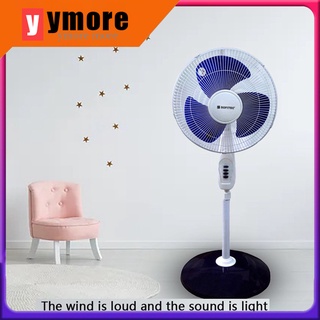 Ymore 16”” Cooling Fan Plastic Stand Fan Violet Electric Fan White Electric Fan Cooler Electric Fan
