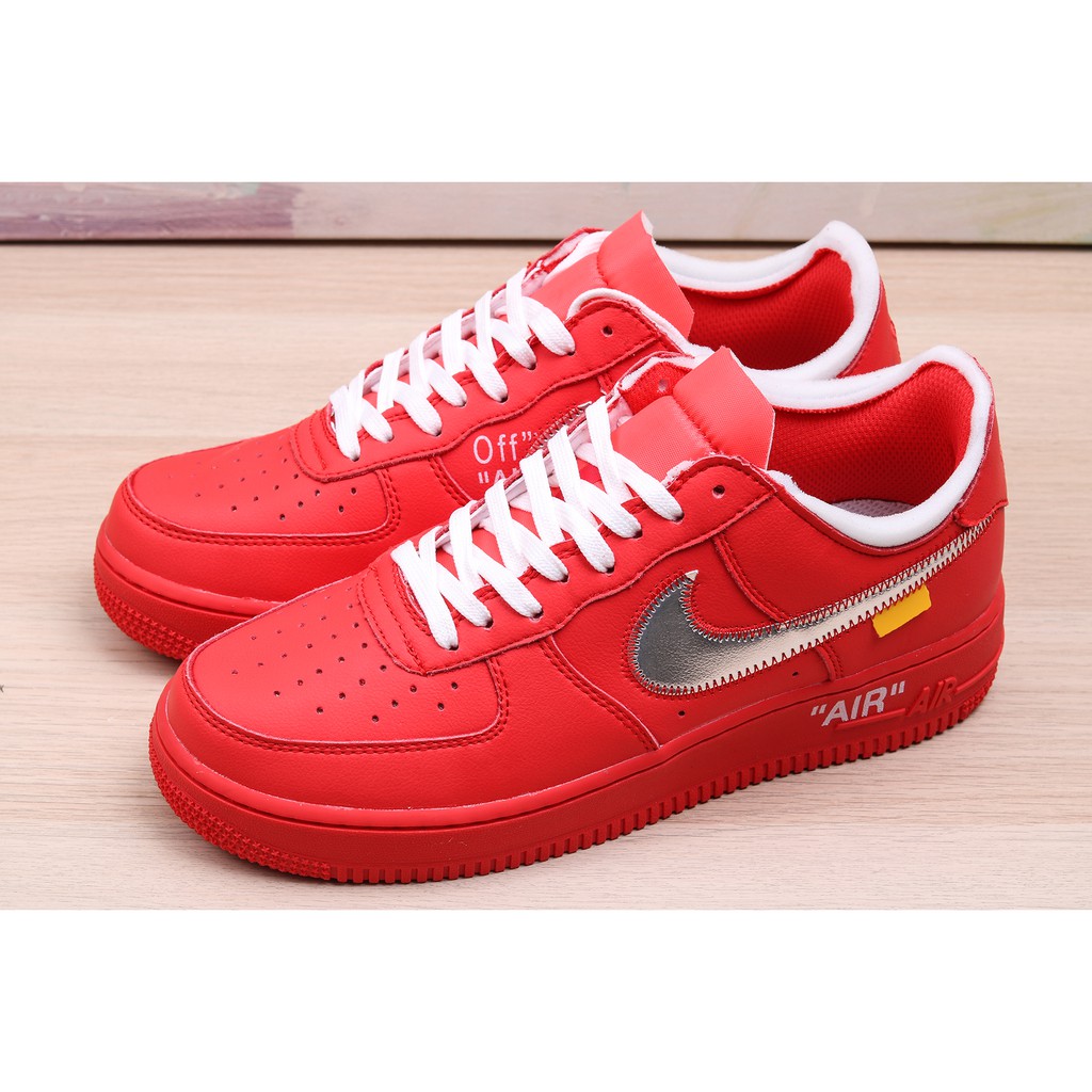 air force 1 off white red