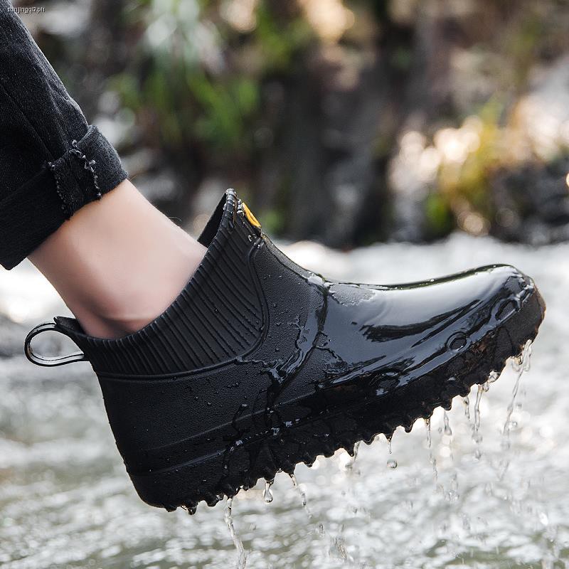 rubber waterproof shoes for men