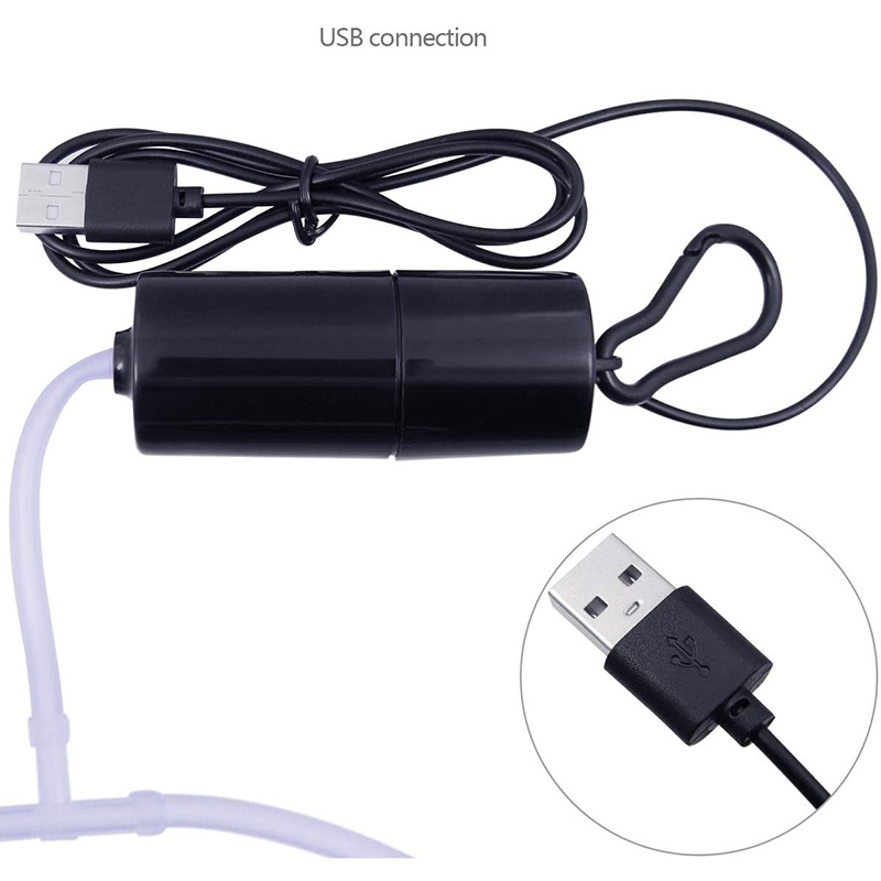 Aquarium Oxygen Pump USB Silent Air Compressor Aerator Wild Fishing Portable Small Aerator Fish Tank Accessories 5v 1W #4