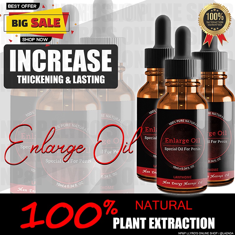 Special Enlarge Oil For Male 10ml Lanthome Shopee Philippines