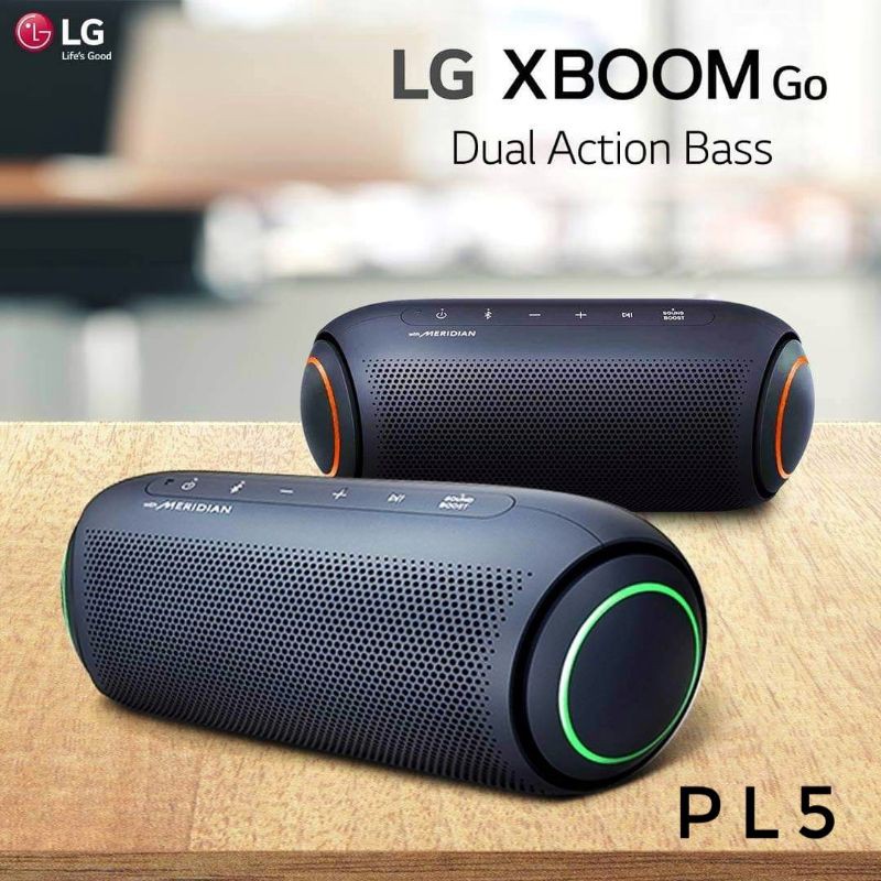 LG XBOOM Go PL5 Portable Bluetooth Speaker with Meridian Audio