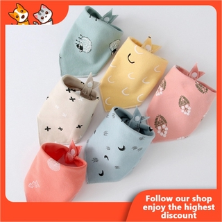 Dog Bandana Dog Cat Cotton Collar Scarf Pet Printed Bandages Pet Grooming Accessories