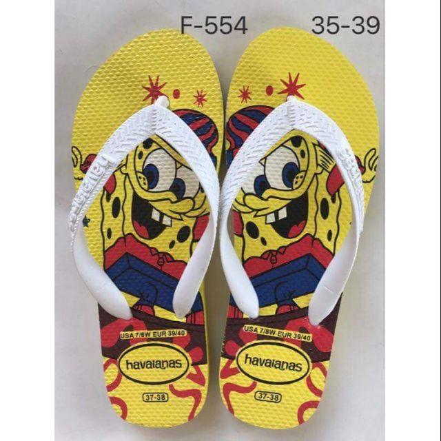 spongebob havaianas