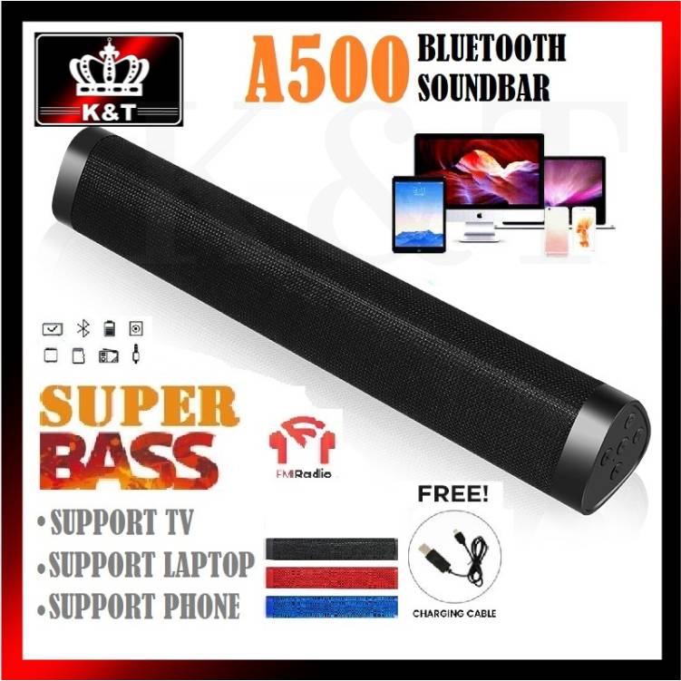A500 Smart Bluetooth Soundbar Bluetooth Speaker Laptop Speaker Desktop Speakers Wireless