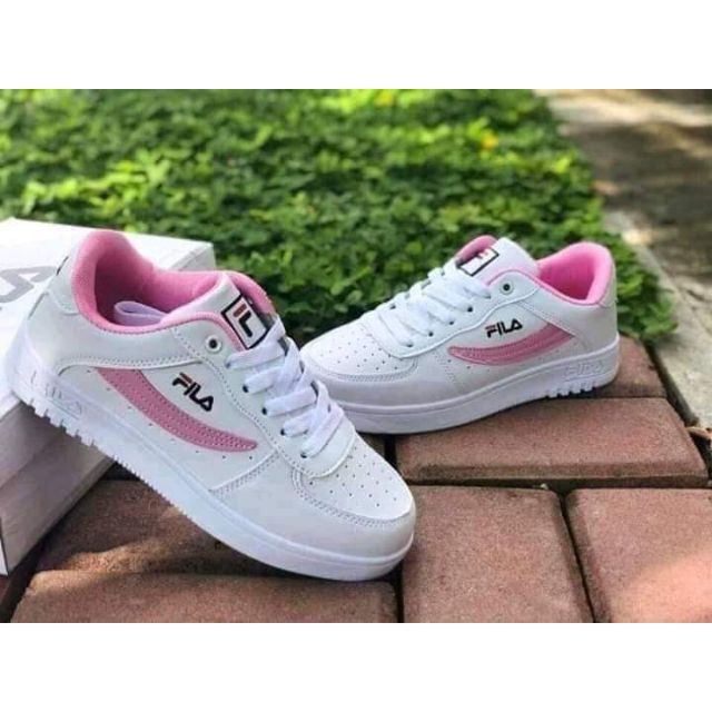 fila pink and white