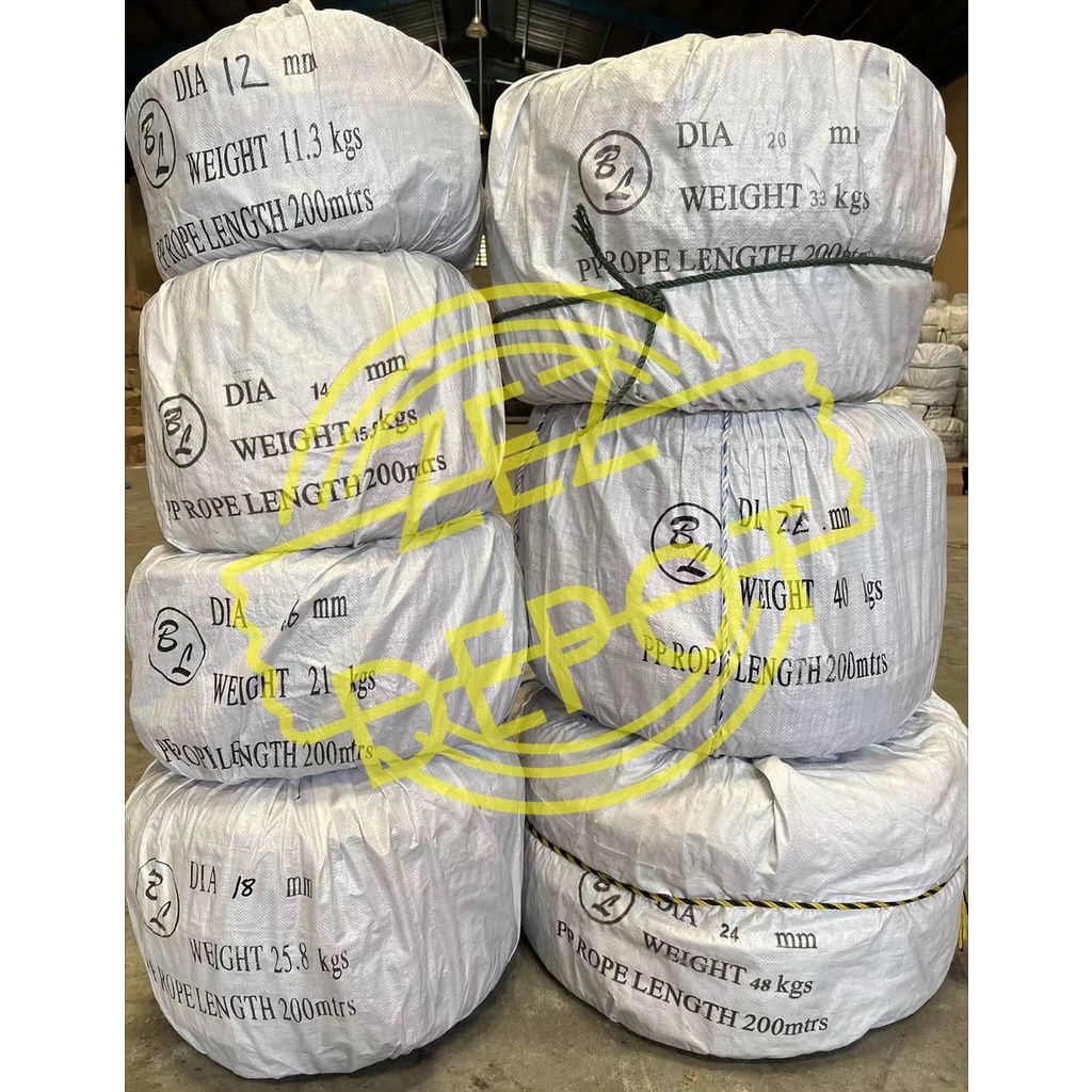 （PER ROLL）NYLON ROPE 20mm x 200 meters HIGH QUALITY and DURABLE #4