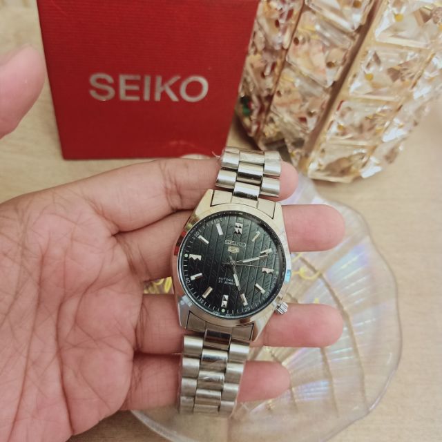 Sale! Seiko Black and Silver Watch for Men | Shopee Philippines