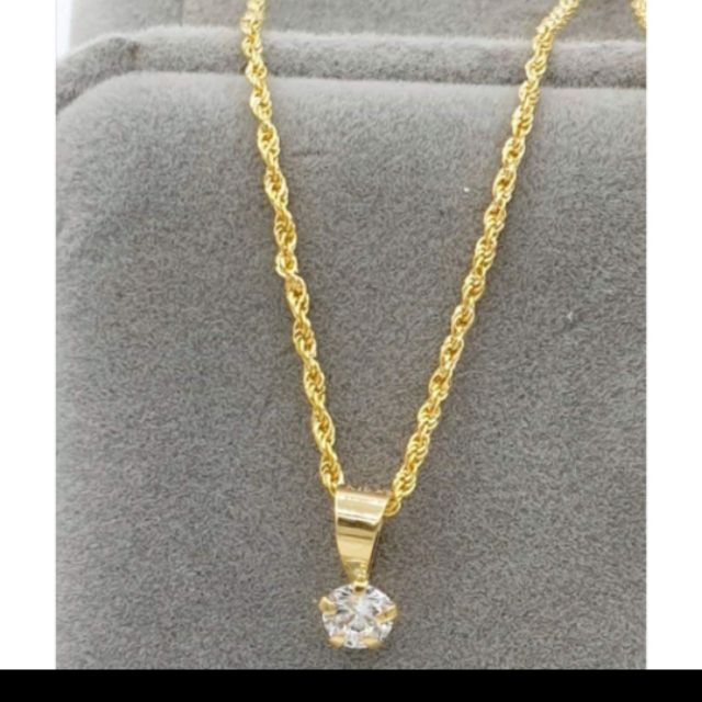 pendant gold necklace for women