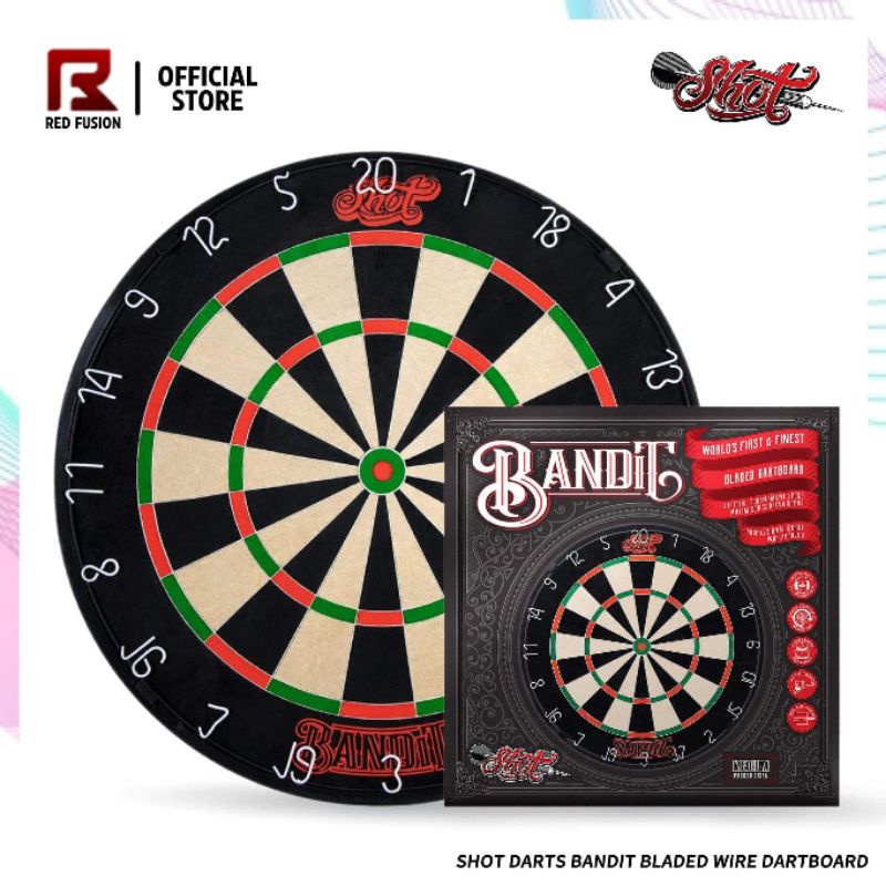 Shot Darts Bandit Bladed Wire Dartboard Shopee Philippines