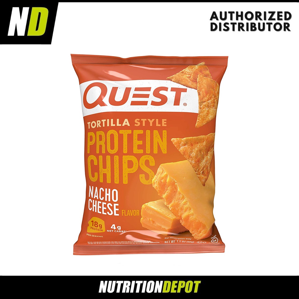 QUEST Nutrition - Protein Chips Tortilla Style Nacho Cheese | Shopee ...