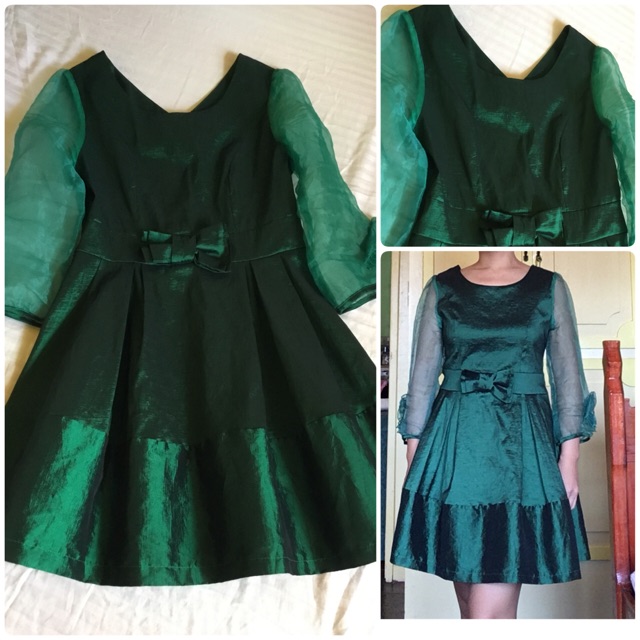 buy emerald green dress