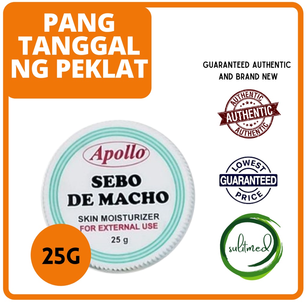 Apollo Sebo de Macho Skin Moisturizer 25g sulitmed Shopee Philippines