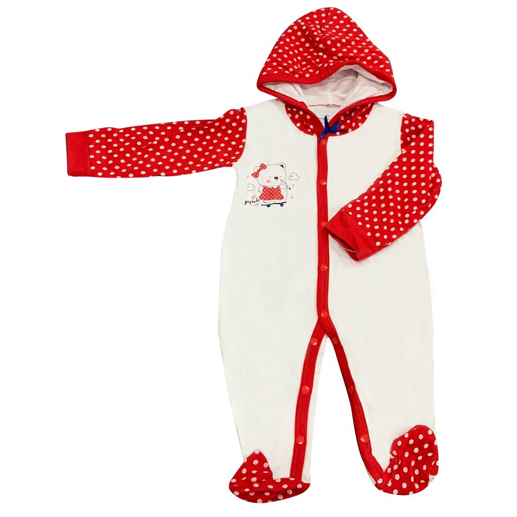 baby sleepsuit with hood