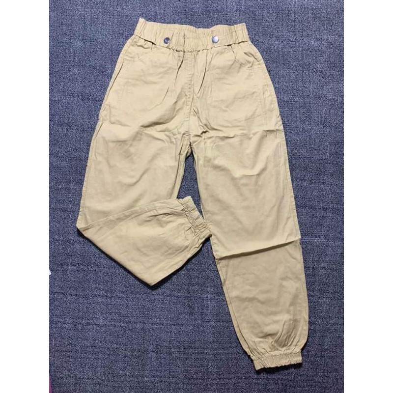 green cargo jogger pants womens