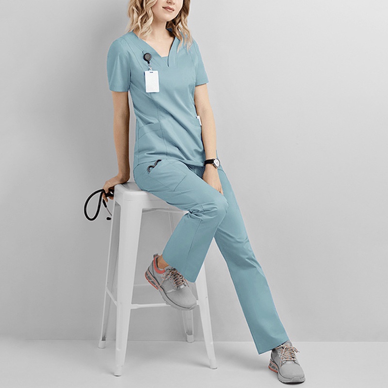 Uniform Suit Women Workwear Beauty Salon Work Clothes Nursing Scrub