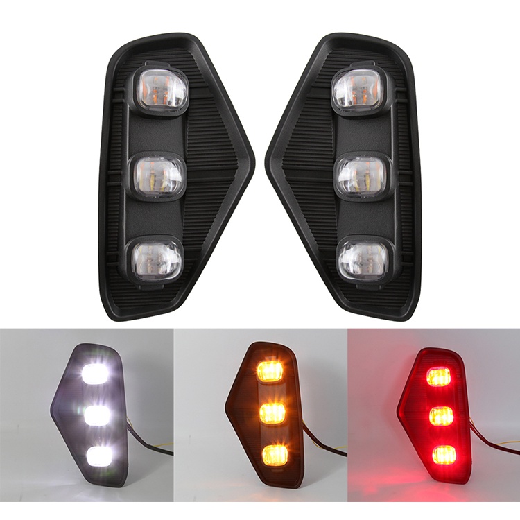 2pc Led Car Daytime Running Lights For Nissan Navara NP300 Nissan
