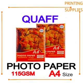 ✲A4 Quaff Waterproof Photo Paper 115Gsm