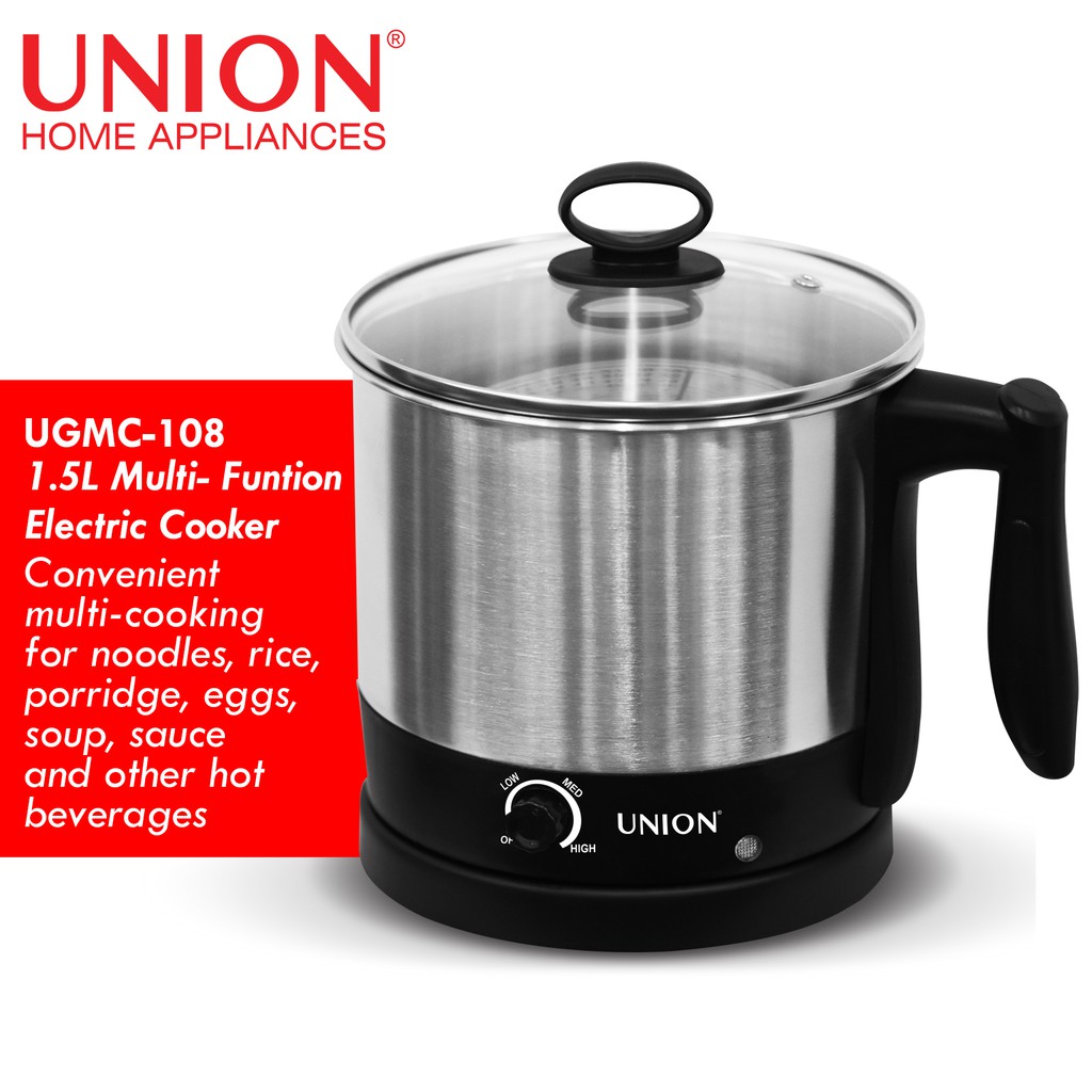Union UGMC108 1.5L Multifunction Electric Cooker Shopee Philippines