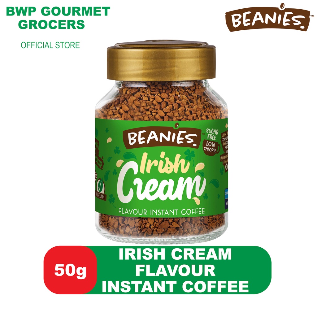 Beanies Irish Cream Flavor Instant Coffee (50g) | Shopee Philippines